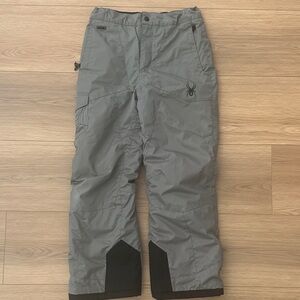 Spyder Gray Ski/snowboard Pants with Black Accents